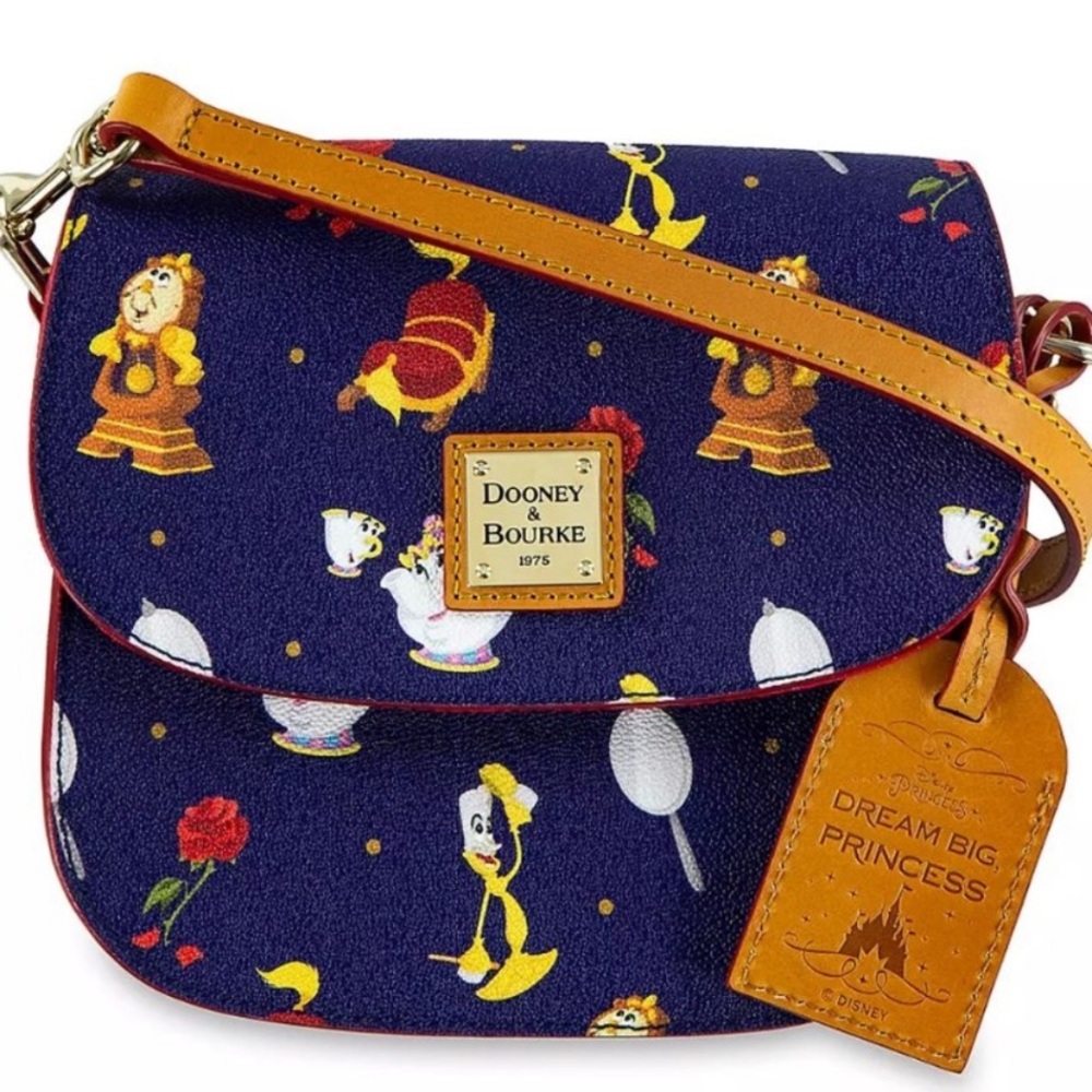 Disney Beauty and the Beast Crossbody Bag Purse Purse by Dooney & Bourke